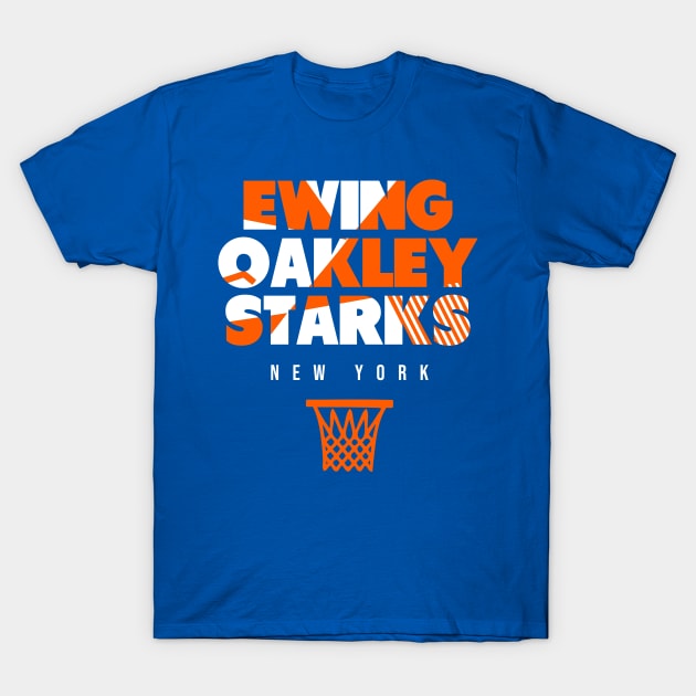 New York Throwback Basketball T-Shirt by funandgames